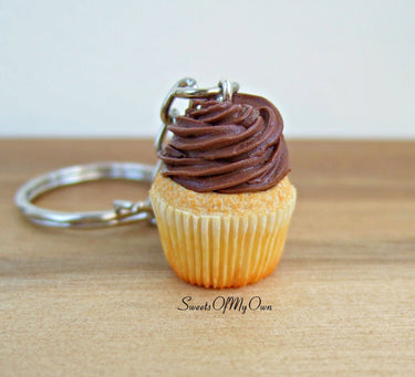 Plain Pink/Chocolate/Vanilla Cupcake Charm - Necklace/Charm/Keychain